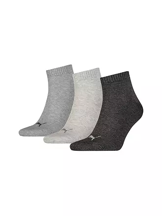 PUMA | Sneakersocken 3-er Pkg. anthra grey mel | bunt