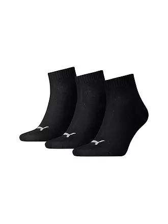 PUMA | Sneakersocken 3-er Pkg. anthra grey mel | schwarz