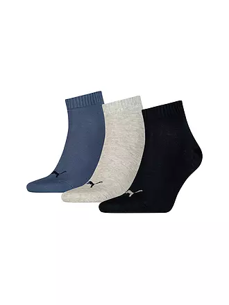 PUMA | Sneakersocken 3-er Pkg. anthra grey mel | bunt