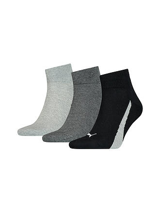 PUMA | Socken 3er Pkg white / grey / black | schwarz