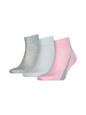 PUMA | Socken 3er Pkg white / grey / black | rosa