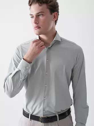 PURE | Businesshemd Slim Fit | grün