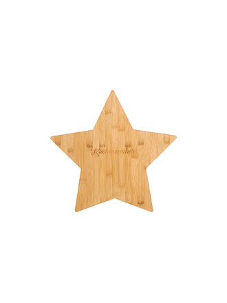RAEDER | Bambusbrett Stern Küchenzauber 44x45cm | beige