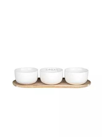 RAEDER | DINING Breakfast Schalen Set Gemeinsam schmeckts am Besten | weiss