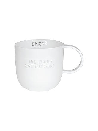 RAEDER | DINING Breakfast Tasse Enjoy the daily ... 300ml | weiss