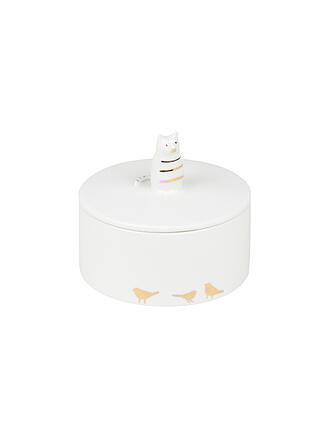 RAEDER | Dose Katze 8x7cm | weiss