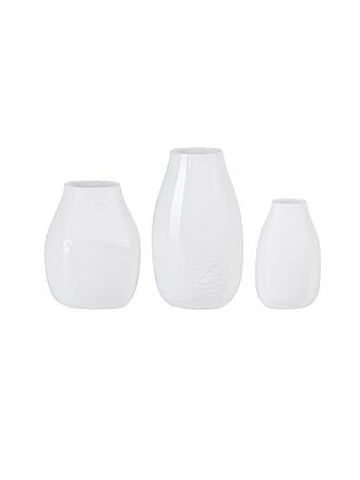 RAEDER | Freiform Mini Vasen 3er Set | weiss