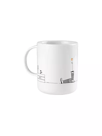RAEDER | Henkeltasse YOGA 8cm | weiss
