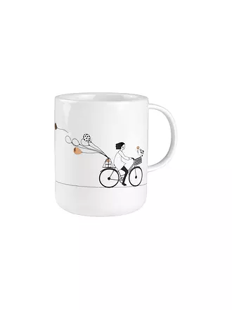 RAEDER | Henkeltasse YOGA 8cm | weiss