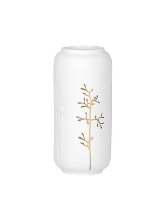 RAEDER | LIVING Goldzweig Minivase | weiss