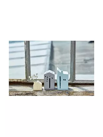 RAEDER | Lichthaus 6,3x7x11cm Blau | hellblau
