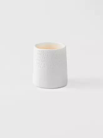 RAEDER | Teelichthalter Raumpoesie 6,5x7cm hoch | weiss