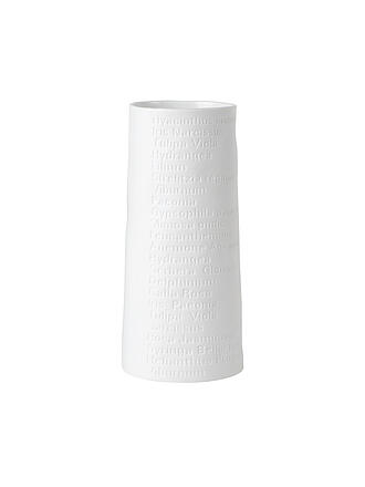 RAEDER | Vase breit klein 7x15cm | weiss