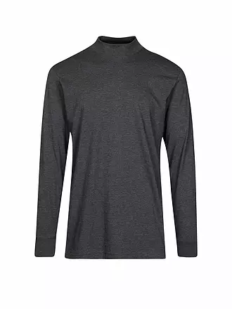 RAGMAN | Stehkragen-Langarmshirt | grau