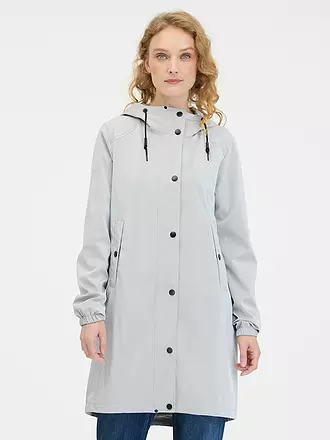 RAGWEAR | Regenjacke HUSTY RAINY | hellgrau