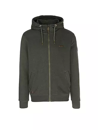 RAGWEAR | Sweatjacke NATE | dunkelgrün