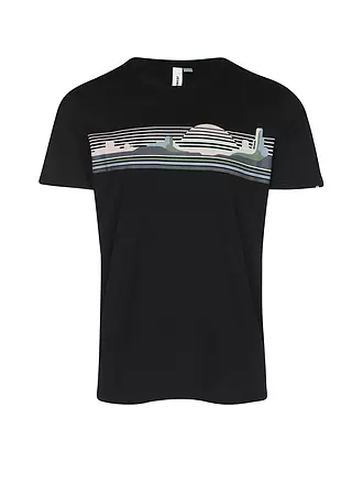 RAGWEAR | T-Shirt HORIZ | schwarz