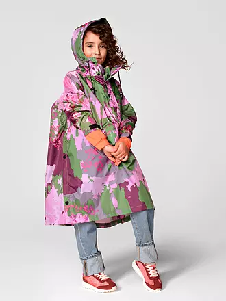 RAINKISS | Kinder Regenjacke - Regenponcho Pink Panth | rosa