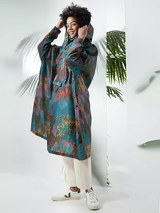 RAINKISS | Regenjacke - Regenponcho Back to Black Art | bunt