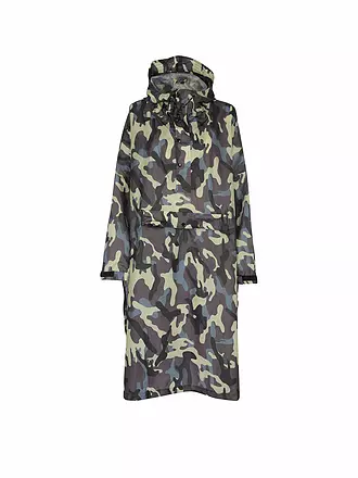 RAINKISS | Regenjacke - Regenponcho Black Polka | olive