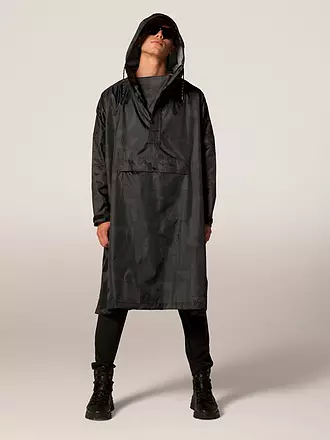 RAINKISS | Regenjacke - Regenponcho CLASSIC SMILE | schwarz