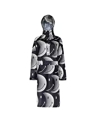 RAINKISS | Regenjacke - Regenponcho CLASSIC SMILE | schwarz