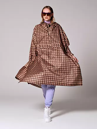 RAINKISS | Regenjacke - Regenponcho Digi Spring Camo | braun