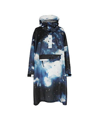 RAINKISS | Regenjacke - Regenponcho Digi Spring Camo | dunkelblau