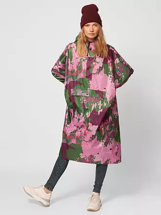 RAINKISS | Regenjacke - Regenponcho Digi Spring Camo | camel