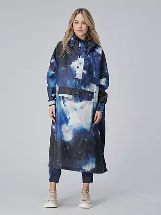 RAINKISS | Regenjacke - Regenponcho Ikat | dunkelblau