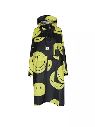 RAINKISS | Regenjacke - Regenponcho PANDA SMILEY | schwarz