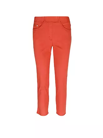 RAPHAELA BY BRAX | Hose Slim Fit 7/8 LAVINA FRINGE | rot