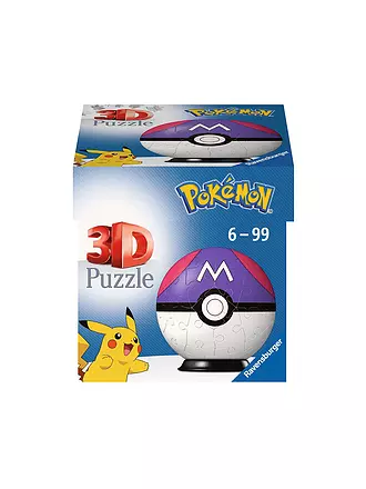 RAVENSBURGER | 3D Puzzle - Ball Pokémon Meisterball Teile 54 | keine Farbe