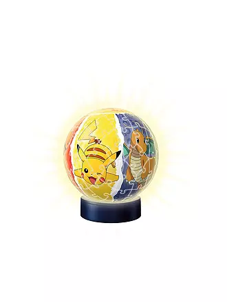RAVENSBURGER | 3D Puzzle - Nachtlicht Puzzle-Ball Pokémon - 72 Teile | keine Farbe