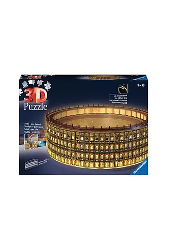 RAVENSBURGER | 3D Puzzle Kolosseum in Rom bei Nacht 11148 | keine Farbe