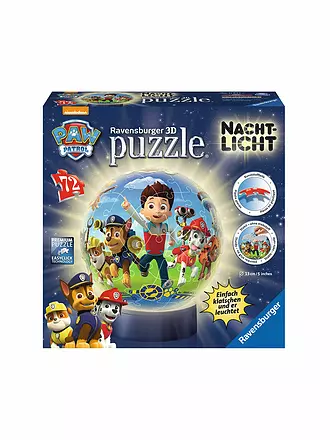 RAVENSBURGER | 3D Puzzleball - Nachtlicht - Paw Patrol | keine Farbe