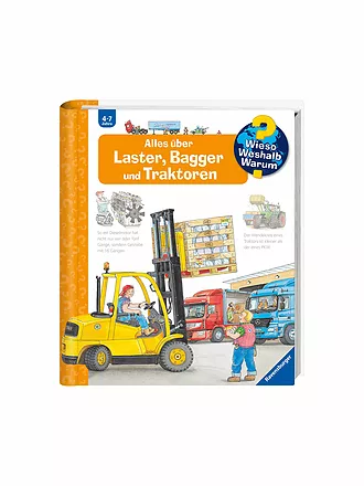 RAVENSBURGER | Buch - Wieso Weshalb Warum - Alles über Laster, Bagger und Traktoren (38) | keine Farbe