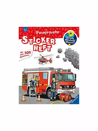 RAVENSBURGER | Buch - Wieso Weshalb Warum - Stickerheft Feuerwehr | keine Farbe