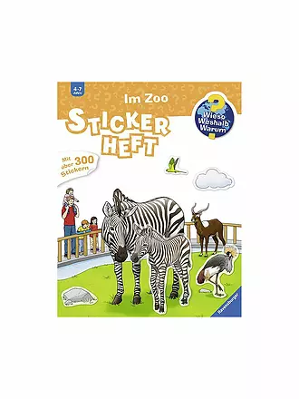 RAVENSBURGER | Buch - Wieso Weshalb Warum - Stickerheft Im Zoo | keine Farbe