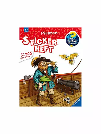RAVENSBURGER | Buch - Wieso Weshalb Warum - Stickerheft Piraten | keine Farbe