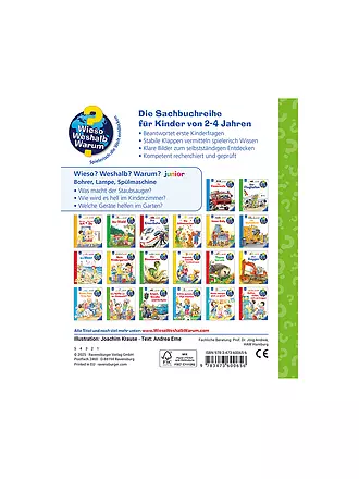 RAVENSBURGER | Buch - Wieso Weshalb Warum Junior - Bohrer, Lampe, Spülmaschine, Andrea Erne | keine Farbe