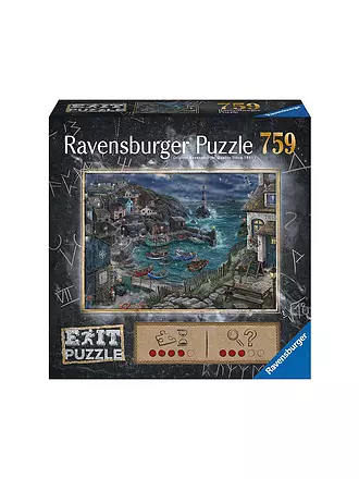 RAVENSBURGER | EXIT Puzzle - Das Fischerdorf - 759 Teile | keine Farbe