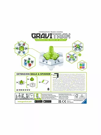 RAVENSBURGER | GraviTrax Kugelbahn – Erweiterung Balls und Spinner | keine Farbe