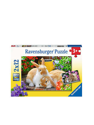 RAVENSBURGER | Kinderpuzzle - Kleine Kuschelzeit 2x12 Teile | keine Farbe