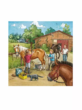 RAVENSBURGER | Kinderpuzzle - Mein Reiterhof 3x 49 Teile | keine Farbe