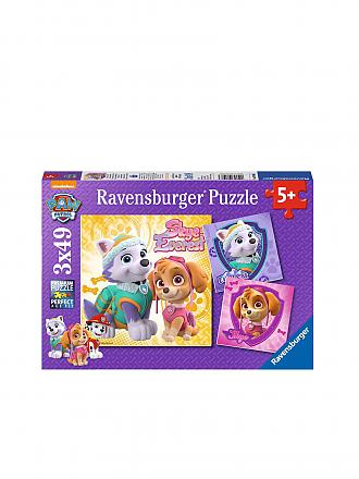 RAVENSBURGER | Kinderpuzzle - Paw Patrol - Bezaubernde Hundemädchen 3x49 Teile | keine Farbe