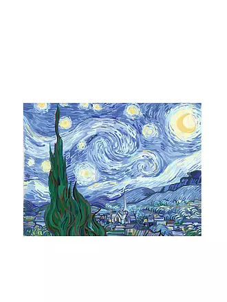 RAVENSBURGER | Malen nach Zahlen - ART Collection: Starry Night (Van Gogh) | keine Farbe