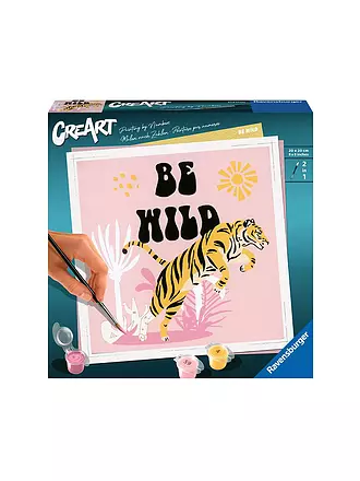 RAVENSBURGER | Malen nach Zahlen - Be Wild | keine Farbe