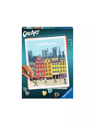 RAVENSBURGER | Malen nach Zahlen - Colorful Stockholm | keine Farbe