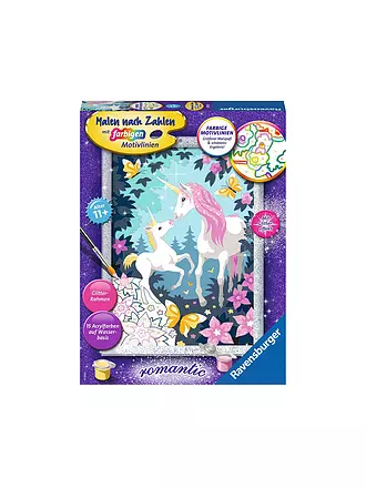 RAVENSBURGER | Malen nach Zahlen - Einhornmagie | keine Farbe